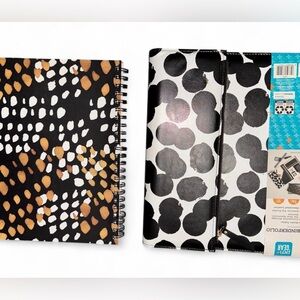 Black and White Polka Dot Planner Set